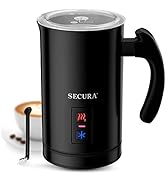 Secura Electric Milk Frother, Automatic Milk Steamer Warm or Cold Foam Maker for Coffee, Cappucci...