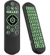 iPazzPort Air Mouse & Bluetooth Universal Remote, Backlit 2.4G USB Remote Control, for PC, Androi...