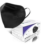 Medtecs KN95 Face Masks Disposable - Individually Wrapped, 5 Ply Protection & Extra Wide Elastic ...