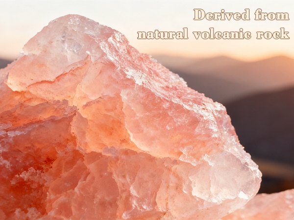 Natural Volcanic Rock Salt, Pink Salt Crystals, Pure, Genuine, Volcanic Essence