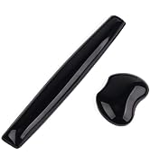 Gel Keyboard Wrist Rest Set Plus - ABRONDA Keyboard & Mouse Wrist Support Pad Office, Computer, L...