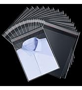Cidenbio 200 Pcs Clear Cellophane Treat Bags 8x12 In, Self Sealing Bread Party Favor Bags, Cellop...