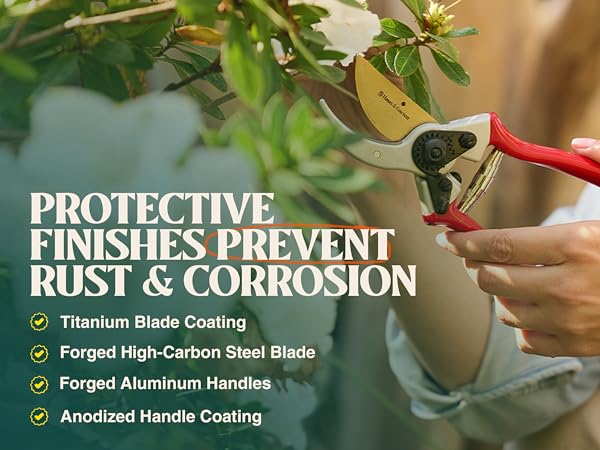 Bypass pruning shears, pruners, garden shears, garden scissors, gardening shears, garden clippers