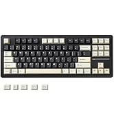 YUNZII YZ87 75% Gasket Mechanical Keyboard,TKL Wireless Hot Swappable Bluetooth Gaming Keyboard w...