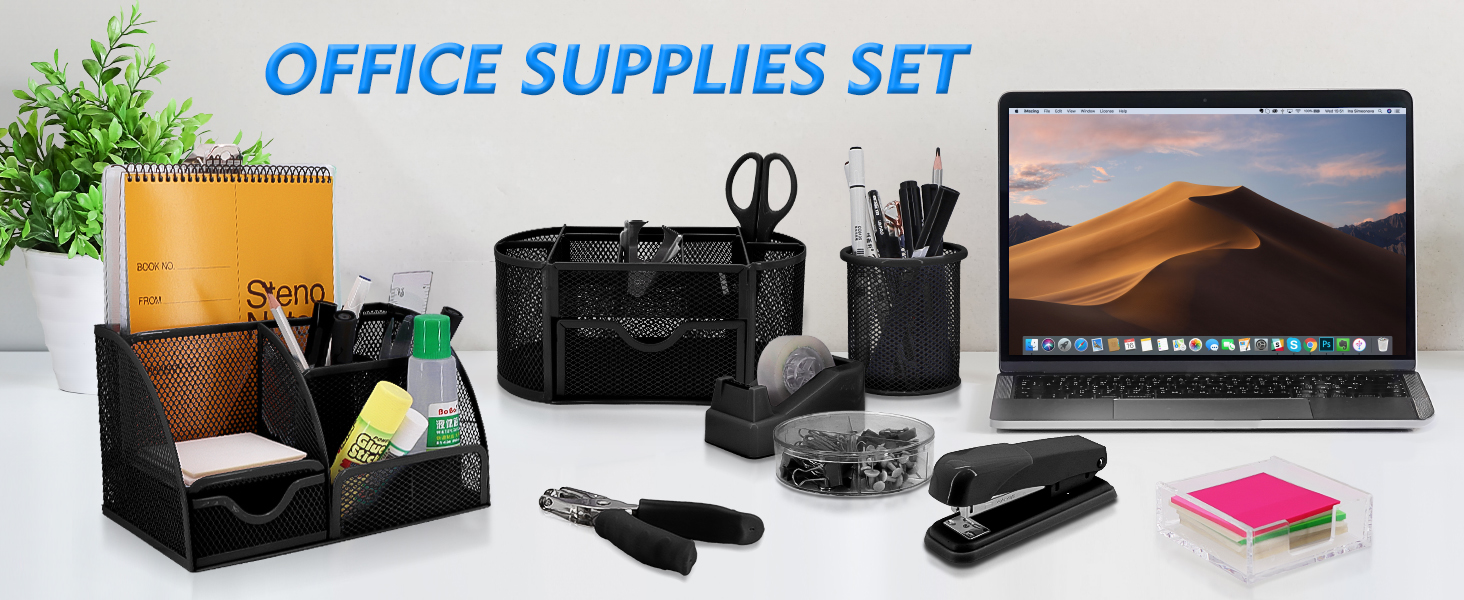 office supplies set