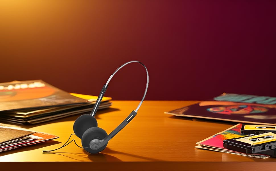 Jinshining Retro Over-Ear Earphones,