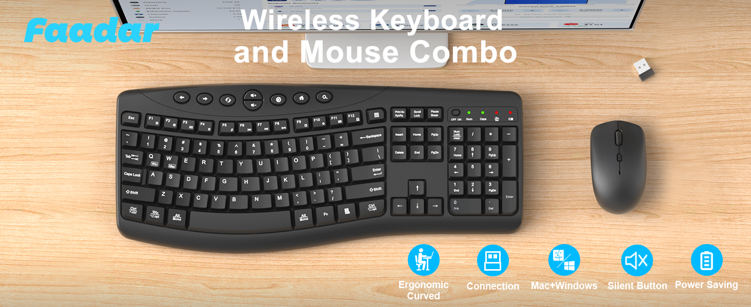 wireless keyboard and mouse