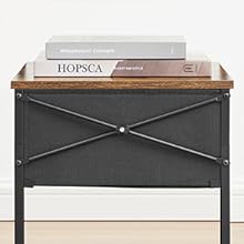 Fabric nightstand
