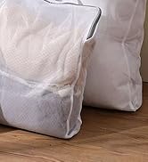 8Pcs 3D Mesh Laundry Bags for Delicates - Large Laundry Bag with Handles for Washing Machine, S/M...