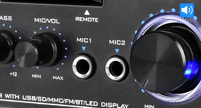 Stereo Audio Amplifier Receiver