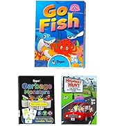 Regal Games - Go Fish, Garbage Monsters, Highyway Hunt Card Games Set - Family-Friendly, Fun Card...