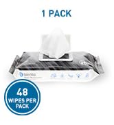 BodyMed Adult Incontinence Washcloth Wipes, 48 Wipes/Pack – Disposable, Cleansing Wipes – Pre-Mo...