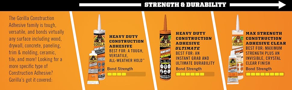 Construction Adhesive Row 3