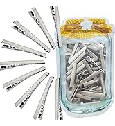 100Pcs Alligator Hair Clips for Hair Bows,(5.7cm/2.24") Bow Clips Bulk, Gator Metal Clip, Hairdre...