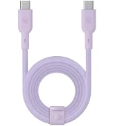 VELVET CAVIAR 6ft USB-C to USB-C Cable, 240W Fast Charging Cable | Soft Lilac | Durable Braided N...