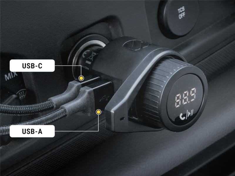 cigarette lighter adapter audio transmitter universal charger receiver power adapter headphone jack