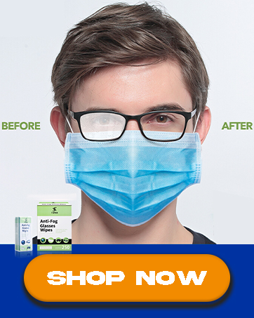 isper anti-fog glasses wipe