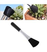 JJLFresheners Black Succulent Cleaning Brush, Landscape Miniature Moss Brush Gardening Tool