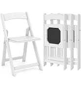 Giantex 4 Pack Folding Chairs, Wooden Dining Chairs Set of 4, Padded Foldable Chairs w/Backrest, ...