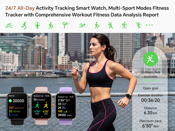 Fitness Watch for Women and Men