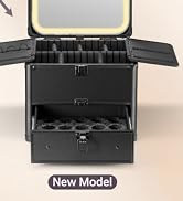 makeup box with mirror