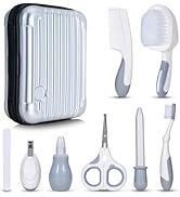 Little Angel Baby Healthcare and Grooming Kit, Safety Newborn Nursery Care Set, with Hair Brush C...