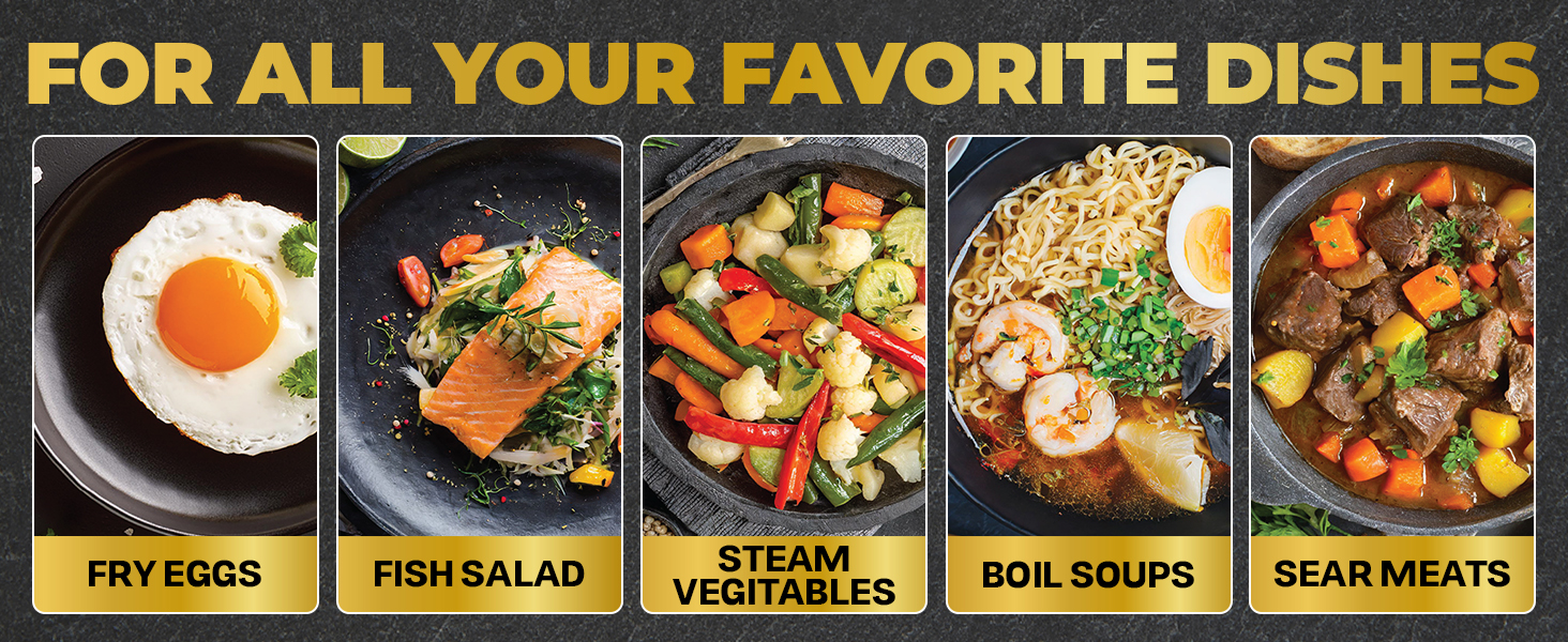 killets nonstick lids small sarten electrico para cocinar griddle portable fry dorm self heating