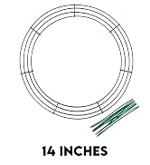 wreath wire frames form metal forms holidays green wired feame thanksgiving wreaths rings craft