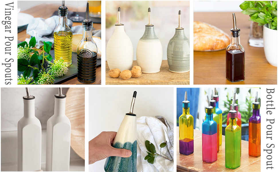 olive oil pourer with cap
