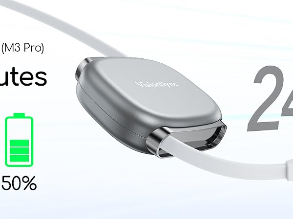 retractable usb c cable