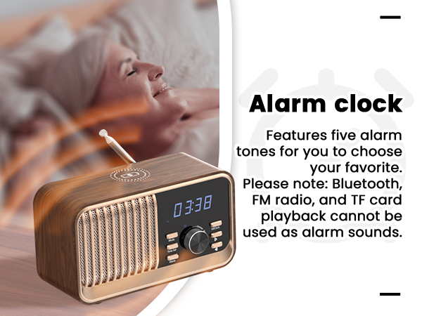 alarm clock radio for bedroom