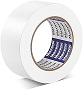 Duct Tape White Heavy Duty - 1.88 in Wide 35 Yds Waterproof Designs No Residue Strong Adhesive In...