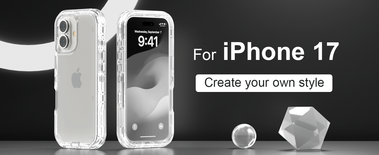 Compatible for iPhone 17 Clear