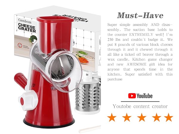 cheese grater red