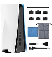 RHOTALL Dust Plugs Kit for PS5 Console, USB HDMI AC LAN Port Dust Protector, Silicone Dustproof P...