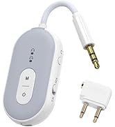 LOFICOPER Bluetooth Transmitter Receiver, Airplane Wireless Adapter with aptX Adaptive, Audio AUX...
