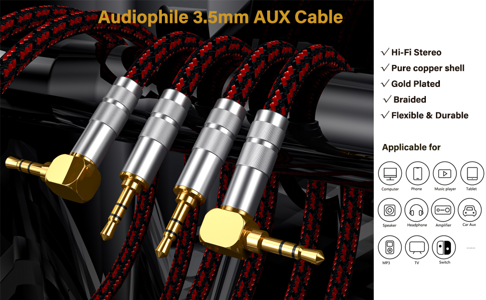 Audiophile Stereo aux cable
