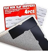Rug Non Slip Grippers, Reusable Rug Tape Pads for Hardwood Floors, Laminate Floor, Tiles, No Resi...
