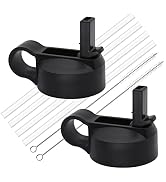 Ouharty Replacement Wide Mouth Straw Lids for Hydro Flask Lids with Straw Compatible with HydroFl...