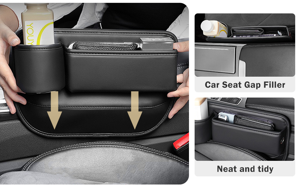 Car Seat Gap Filler Organizer