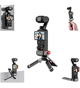 Flymile Pocket 4/3 Magnetic Mini Tripod Mount, Metal Cage Clamp Frame with Mantis Hook Stand, Col...
