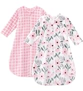 Yoofoss Baby Sleep Sack 0-6 Months, Long Sleeve Sleep Sack 1.5 Tog, Fleece Baby Wearable Blanket ...
