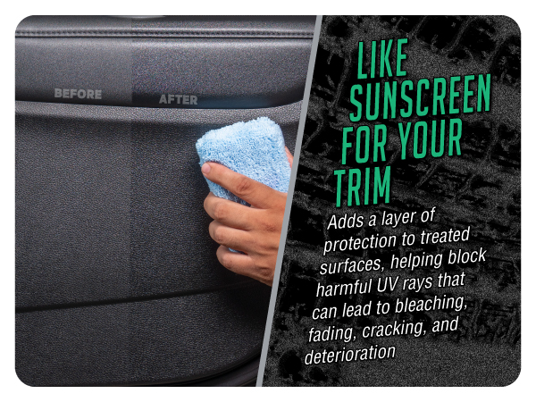 VRP, protect vinyl, rubber, & plastic, car detailing from Chemical Guys