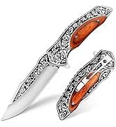 VALHALLA TREANT Pocket Knife, 3.6'' Sharp Blade Pocket Folding Knife, Cool EDC Knife with 3D Retr...