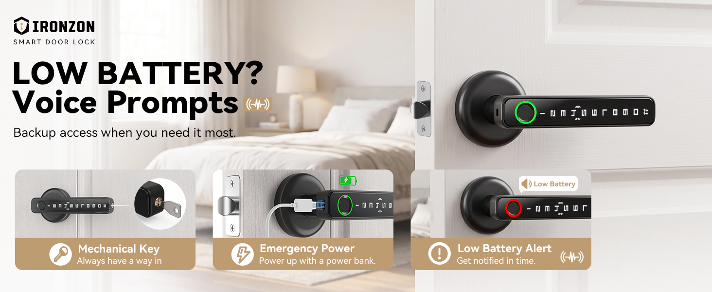 fingerprint door handle lock