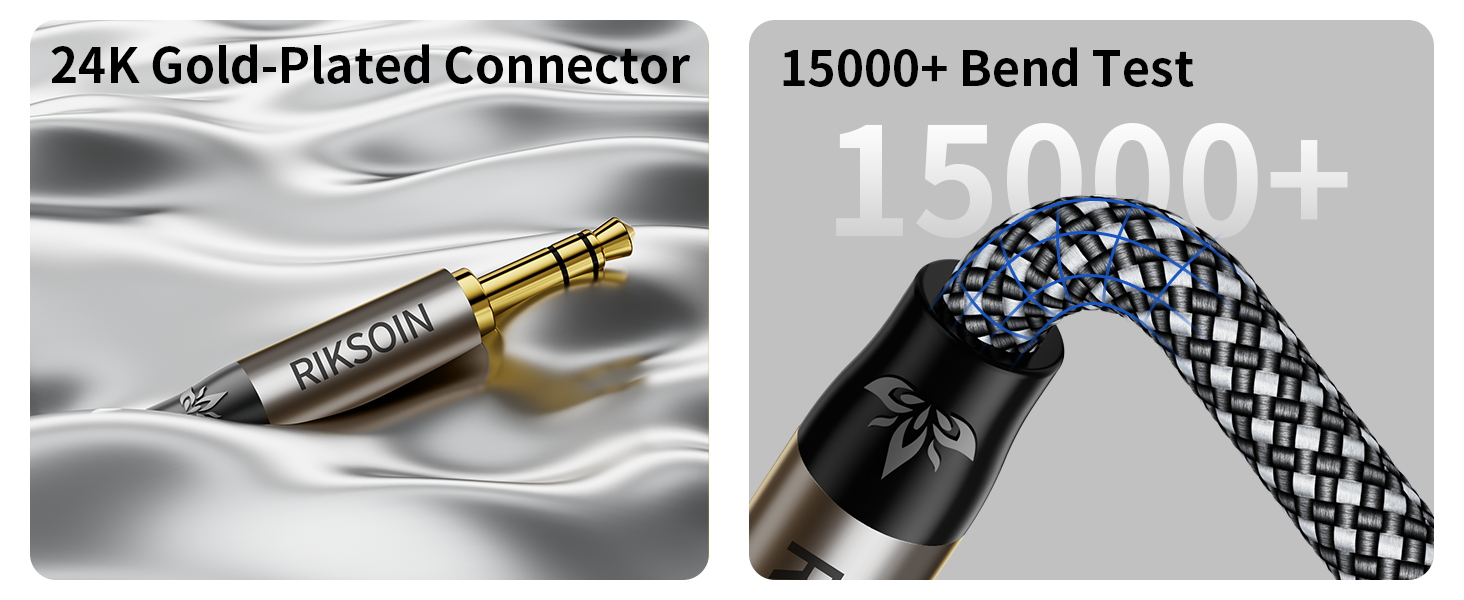 3.5mm to 3.5mm Male Aux Jack Cable