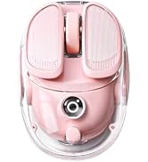MIKIBY Q9 Wireless Computer Mouse, 2.4GHz/Bluetooth Mouse, Ergonomic Optical Mouse with RGB Light...