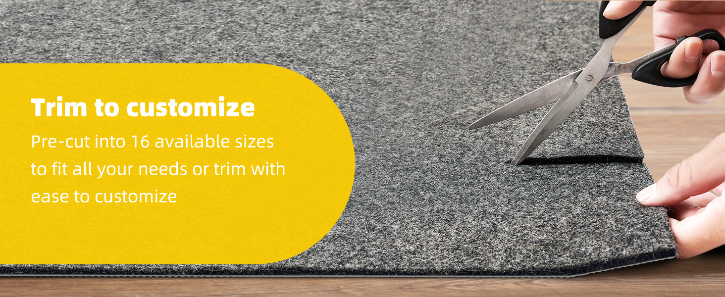 rug pad gripper 2x3 non slip cushioned thick felt rubber rug pad runner rug pad non skid