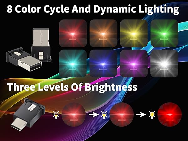 usb car light