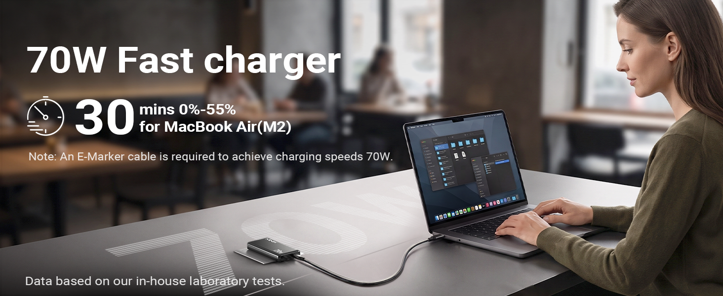 S70 PRO flat wall charger